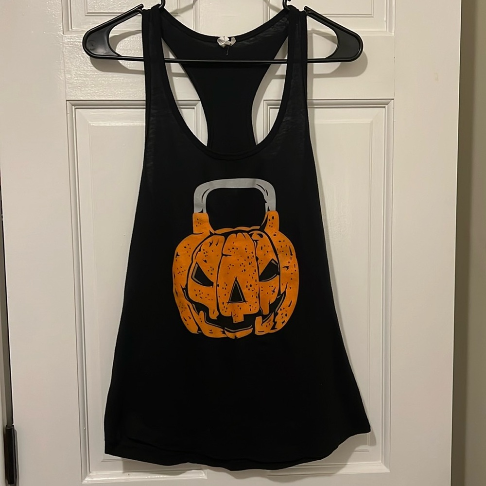 Size medium pumpkin tank top